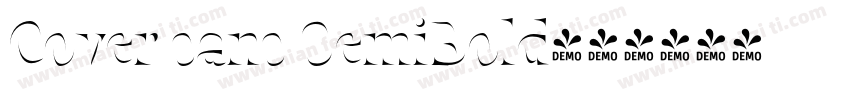 Cover sans SemiBold字体转换